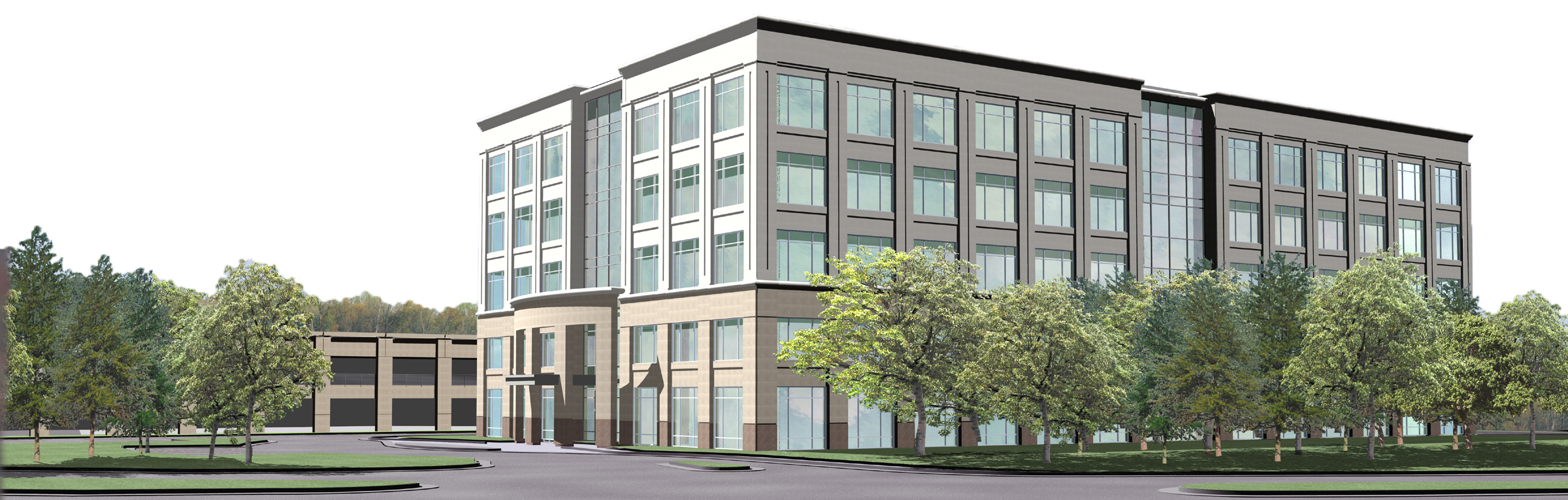 Hallwood Bldg w Parking_crop